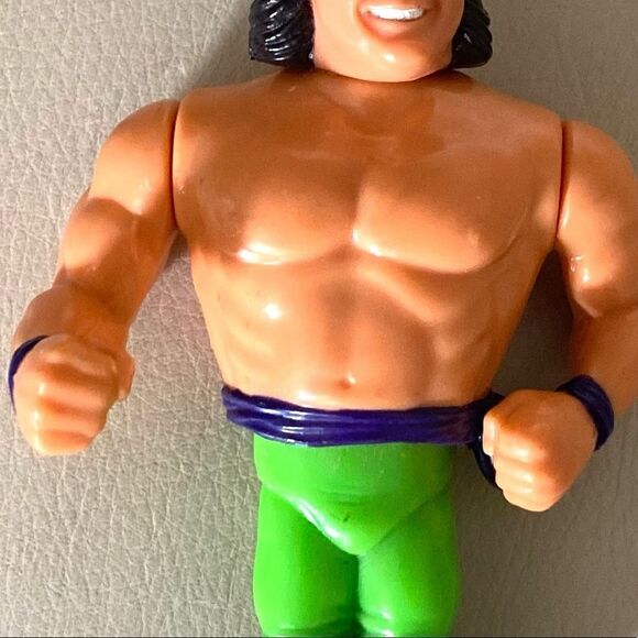 Vintage WWF MARTY JANNETTY 1992 Wrestling Action Figure Hasbro Action Series 7 - Picture 6 of 9